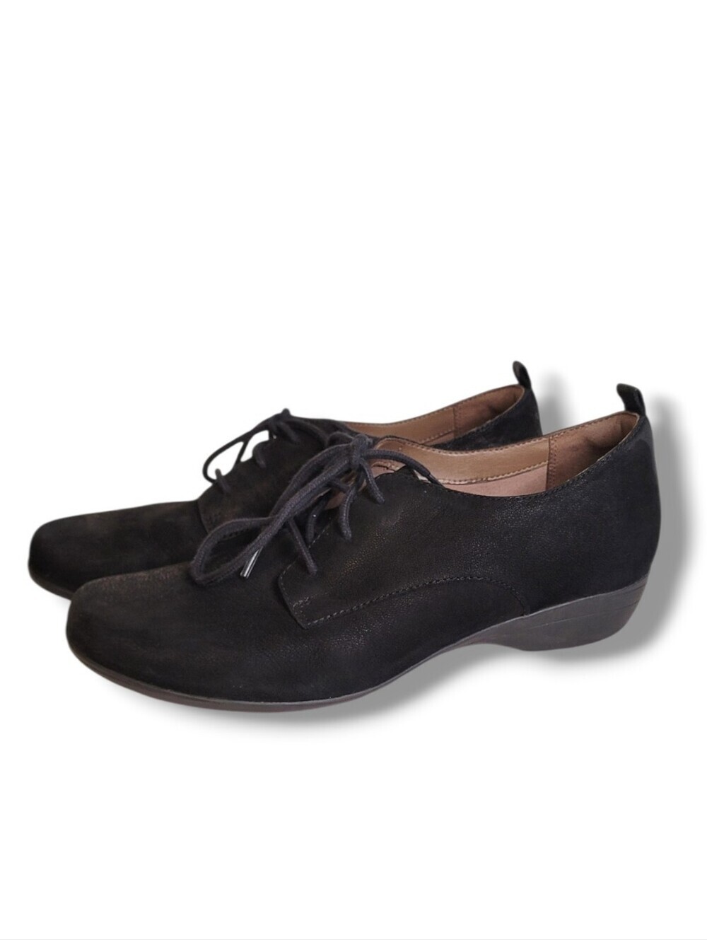 Dansko Fallon Black Burnished Nubuck Oxford